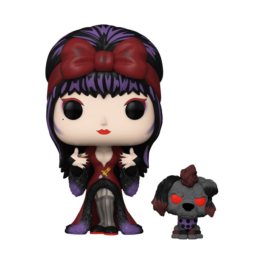 PRE-ORDER Elvira - Elvira & Gonk (Moonlight) US Exclusive Pop! Vinyl Figure - PRE-ORDER