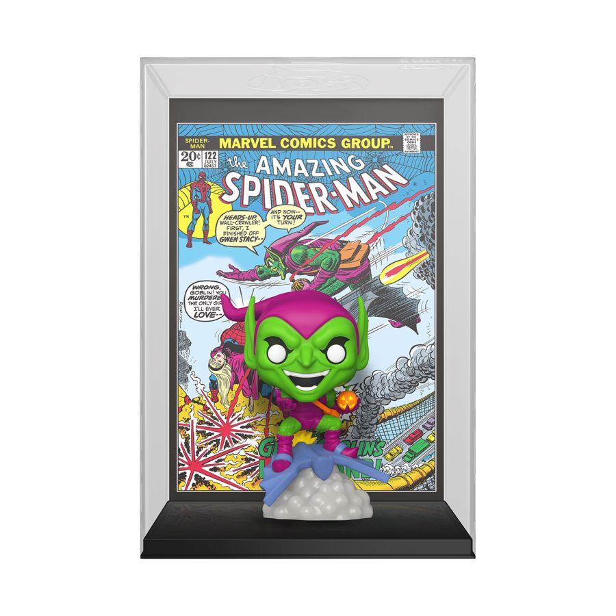 PRE-ORDER Marvel - Amazing SpiderMan #122 Green Goblin Pop! Comic Covers with Case - PRE-ORDER