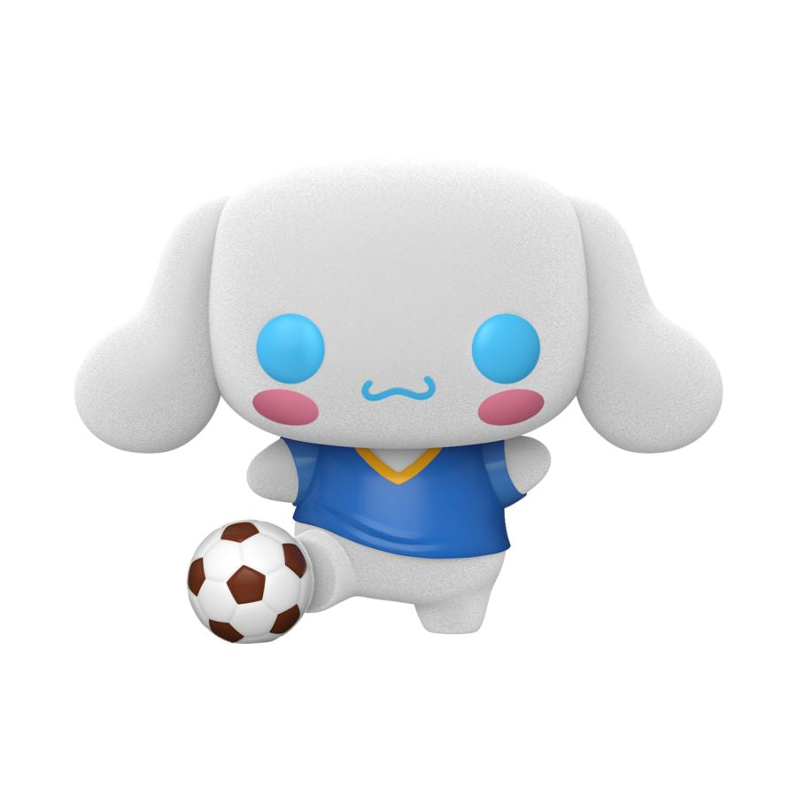 PRE-ORDER Cinnamoroll - Cinnamoroll with Soccer Ball Flocked US Exclusive Pop! Vinyl Figure - PRE-ORDER