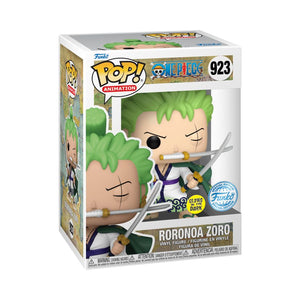 One Piece - Roronoa Zoro with Swords Glow Exclusive Pop! Vinyl Figure