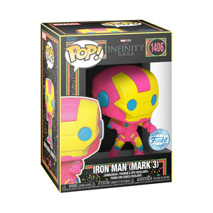 PRE-ORDER The Infinity Saga - Iron Man (Mark 3) Blacklight US Exclusive Pop! Vinyl Figure - PRE-ORDER