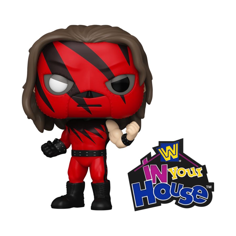 PRE-ORDER WWE - Kane (with Pin) US Exclusive Pop! Vinyl Figure - PRE-ORDER