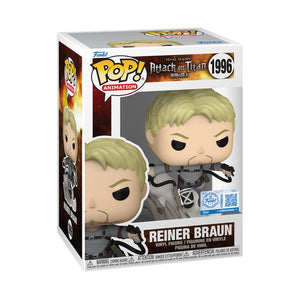 PRE-ORDER Attack on Titan - Reiner Braun Exclusive Pop! Vinyl Figure - PRE-ORDER