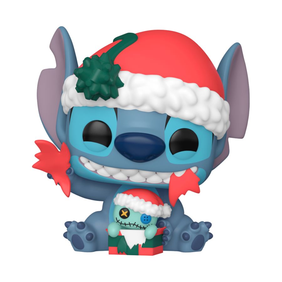 PRE-ORDER Lilo & Stitch - Stitch Unwrapping Gift Exclusive Pop! Vinyl Figure - PRE-ORDER