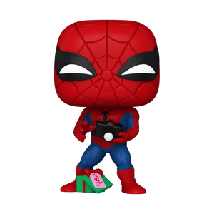 PRE-ORDER Marvel - Spider-Man with Gift (Holiday) Pop! Vinyl Figure - PRE-ORDER