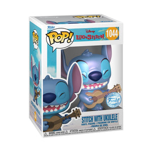 PRE-ORDER Lilo & Stitch - Stitch with Ukelele Pearlescent Exclusive Pop! Vinyl Figure - PRE-ORDER