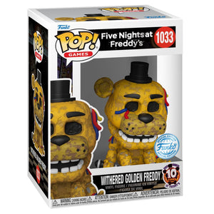 PRE-ORDER Five Nights at Freddy's - Withered Golden Freddy Exclusive Pop! Vinyl Figure - PRE-ORDER