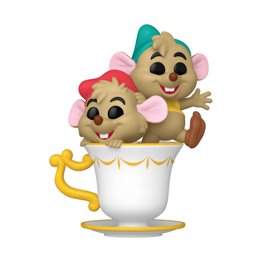 PRE-ORDER Cinderella: 75th Anniversary - Jaq & Gus Gus in Cup Pop! Vinyl Figure - PRE-ORDER