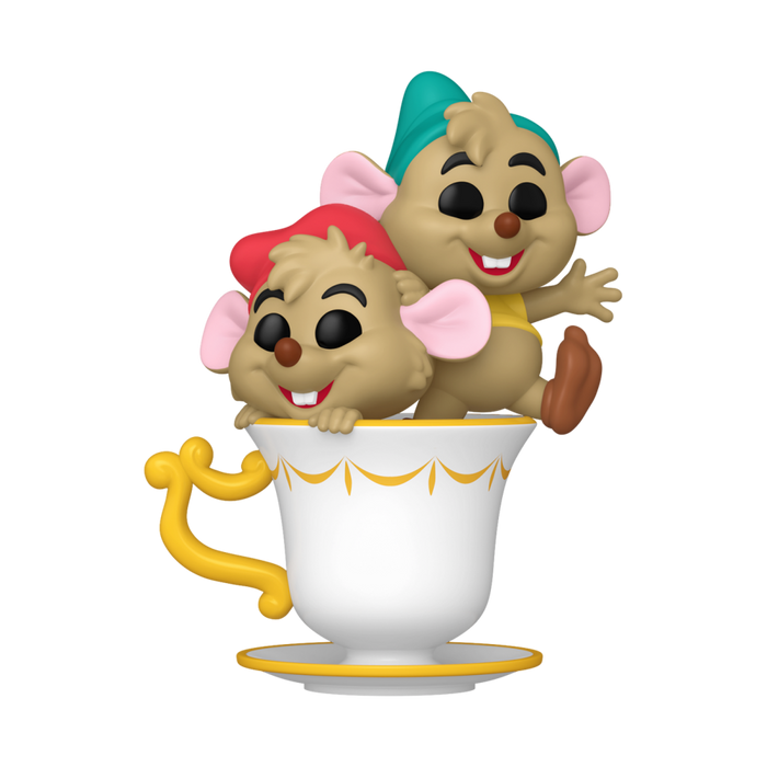 PRE-ORDER Cinderella: 75th Anniversary - Jaq & Gus Gus in Cup Pop! Vinyl Figure - PRE-ORDER