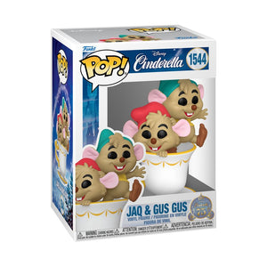 PRE-ORDER Cinderella: 75th Anniversary - Jaq & Gus Gus in Cup Pop! Vinyl Figure - PRE-ORDER