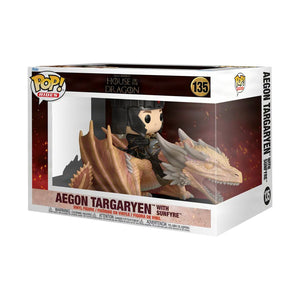 PRE-ORDER Game of Thrones: House of the Dragon - Aegon Targaryen with Sunfyre Pop! Rides Vinyl Figure - PRE-ORDER