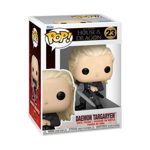 PRE-ORDER Game of Thrones: House of the Dragon - Daemon Targaryen with Dark Sister (No Armor) Pop! Vinyl Figure - PRE-ORDER