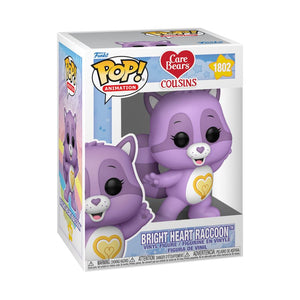 PRE-ORDER Care Bear Cousins - Bright Heart Raccoon Pop! Vinyl Figure - PRE-ORDER