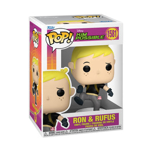 PRE-ORDER Kim Possible - Ron & Rufus Pop! Vinyl Figure - PRE-ORDER