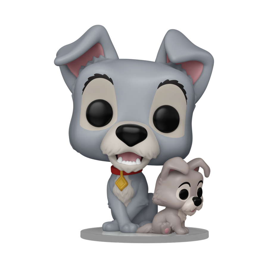 PRE-ORDER Lady & The Tramp: 70th Anniversary - Tramp with Puppy Pop! Vinyl Figure - PRE-ORDER