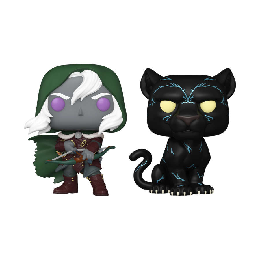 PRE-ORDER Dungeons & Dragons - Drizzt Do'Urden & Guenhwyvar Pop! Vinyl Figure 2-Pack - PRE-ORDER