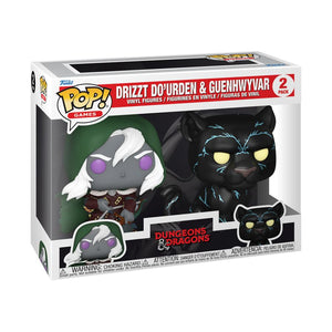 PRE-ORDER Dungeons & Dragons - Drizzt Do'Urden & Guenhwyvar Pop! Vinyl Figure 2-Pack - PRE-ORDER