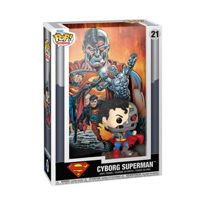 PRE-ORDER DC Comics - Cyborg Superman Pop! Comic Covers with Case - PRE-ORDER