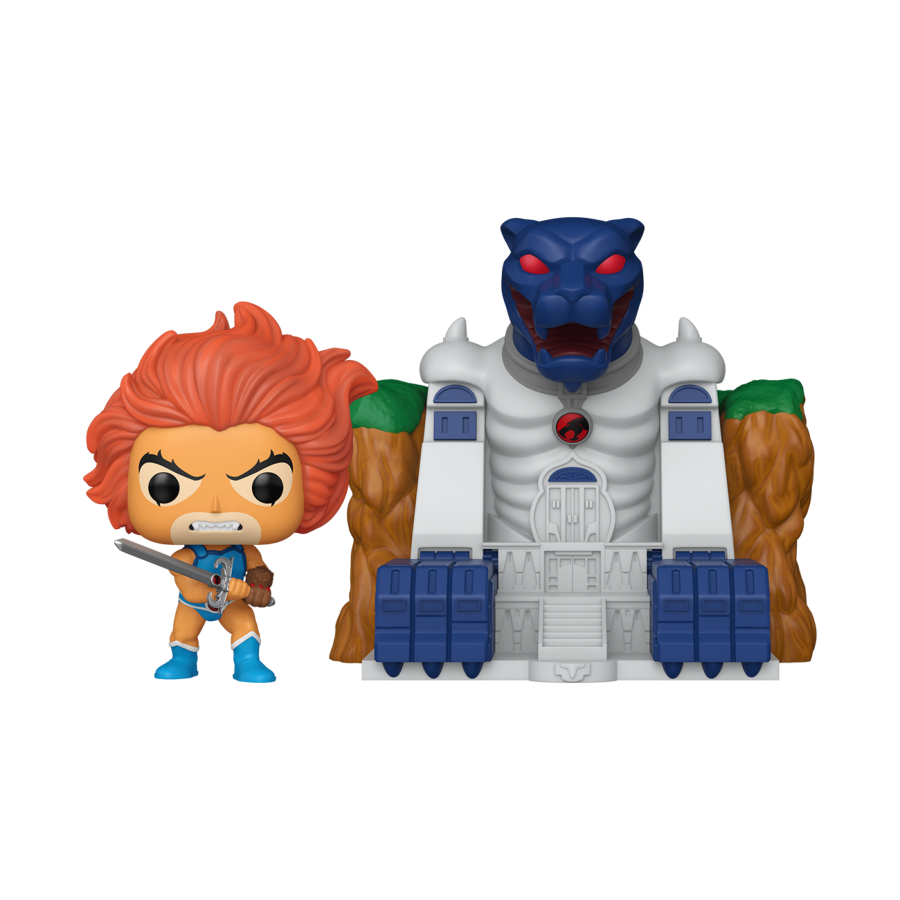 PRE-ORDER Thundercats - Lion-O with Cat's Lair Pop! Town Vinyl Figure - PRE-ORDER