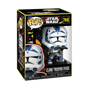 PRE-ORDER Star Wars Retro Series - Clone Trooper Fives Pop! Vinyl Figure - PRE-ORDER