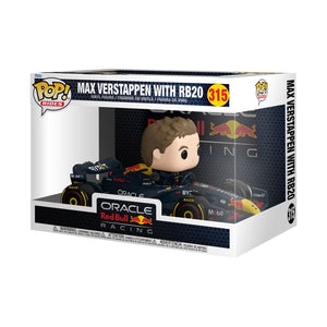 PRE-ORDER Formula One: Red Bull Racing - Max Verstappen with RB20 Pop! Rides Vinyl Figure - PRE-ORDER