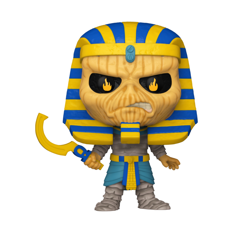 PRE-ORDER Iron Maiden: 50th Anniversary - Pharoah Eddie Pop! Vinyl Figure - PRE-ORDER