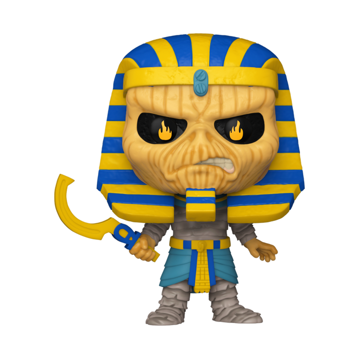 PRE-ORDER Iron Maiden: 50th Anniversary - Pharoah Eddie Pop! Vinyl Figure - PRE-ORDER