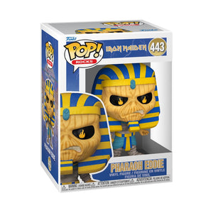 PRE-ORDER Iron Maiden: 50th Anniversary - Pharoah Eddie Pop! Vinyl Figure - PRE-ORDER