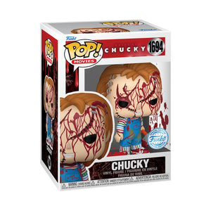 PRE-ORDER Bride of Chucky - Chucky (Battle Damaged) US Exclusive Pop! Vinyl Figure - PRE-ORDER