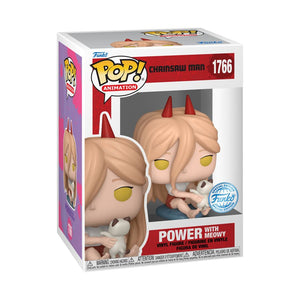 PRE-ORDER Chainsaw Man - Power with Meowy Exclusive Pop! Vinyl Figure - PRE-ORDER