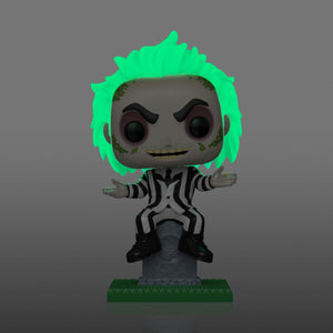 PRE-ORDER Beetlejuice - Beetlejuice on Tombstone Glow Exclusive Pop! Vinyl Figure - PRE-ORDER