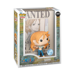 PRE-ORDER One Piece - Nami Wanted Poster Exclusive Pop! Covers with Case - PRE-ORDER