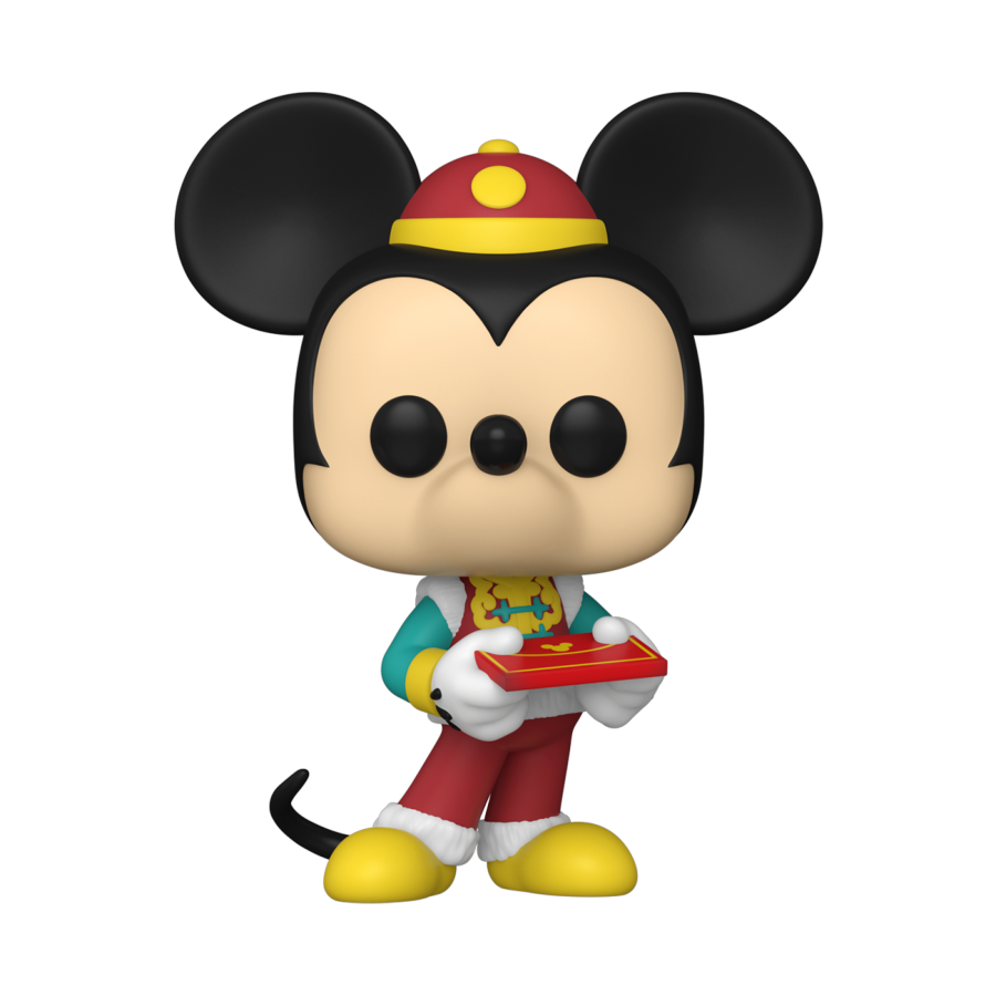 PRE-ORDER Disney: Mickey Around the World - Lunar New Year Mickey Pop! Vinyl Figure - PRE-ORDER