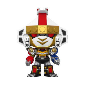 PRE-ORDER Mighty Morphin Power Rangers: The Movie (1995) - Ninja Megazord (Metallic) 6" Pop! Vinyl Figure - PRE-ORDER