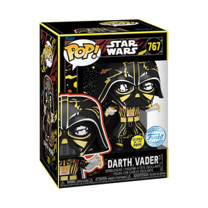 PRE-ORDER Star Wars Retro Series - Darth Vader Glow Exclusive Pop! Vinyl Figure - PRE-ORDER