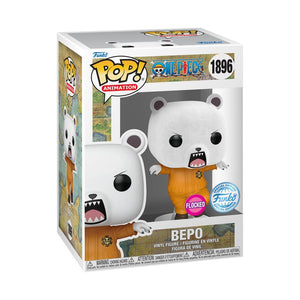 PRE-ORDER One Piece - Bepo Flocked Exclusive Pop! Plus Vinyl Figure - PRE-ORDER