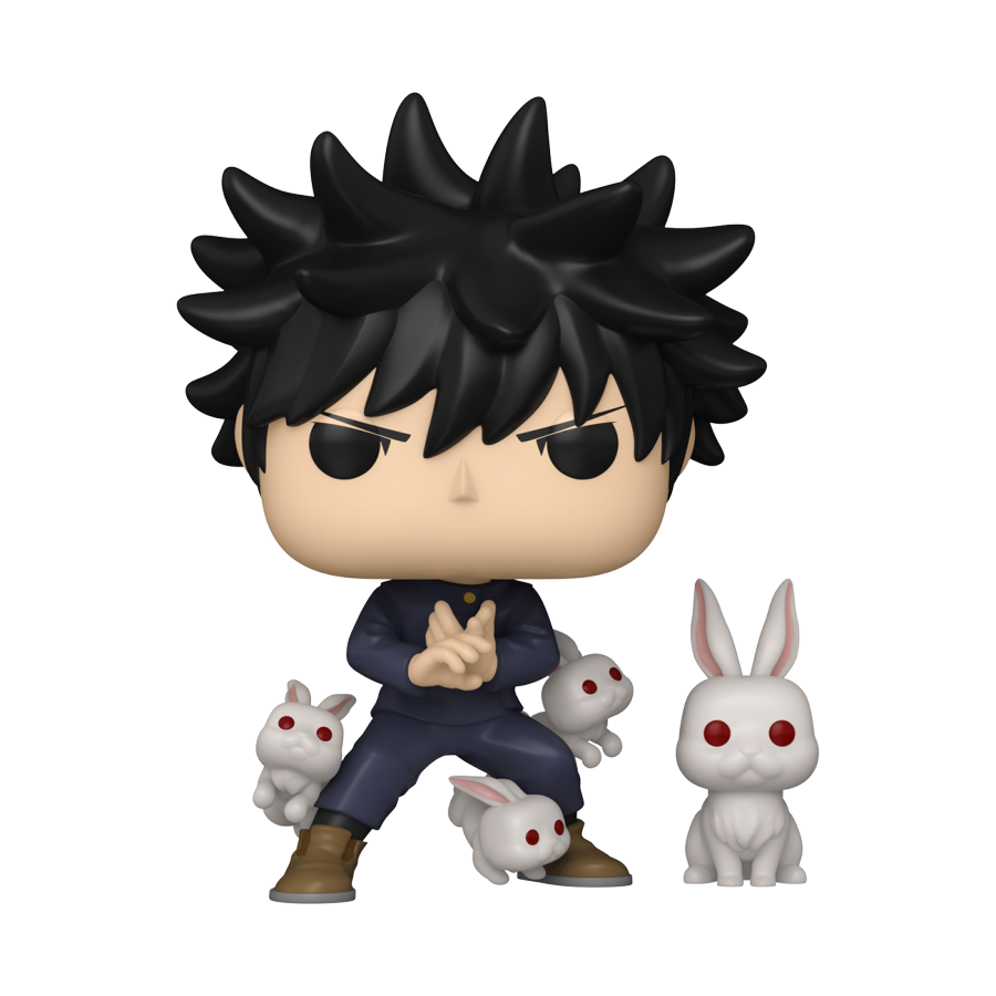 PRE-ORDER Jujutsu Kaisen - Megumi Fushiguro w/Rabbit Pop! Vinyl Figure - PRE-ORDER