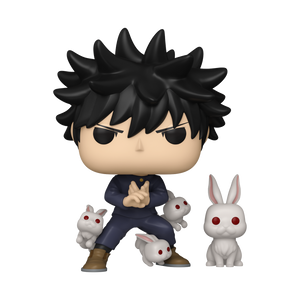 PRE-ORDER Jujutsu Kaisen - Megumi Fushiguro w/Rabbit Pop! Vinyl Figure - PRE-ORDER