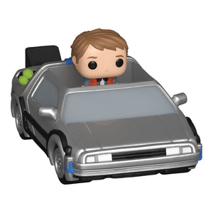 PRE-ORDER Back to the Future - Marty McFly & Delorean Bitty Pop! Rides Vinyl Figure - PRE-ORDER