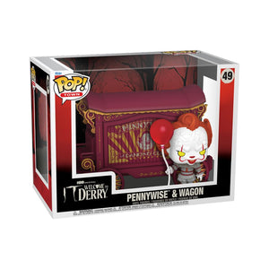 PRE-ORDER It: Welcome to Derry - Pennywise & Wagon Pop! Town Vinyl Figure - PRE-ORDER
