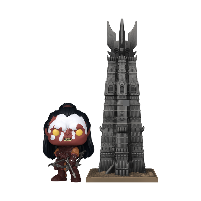 PRE-ORDER The Lord of the Rings - Lurtz with Orthanc Pop! Town Vinyl Figure - PRE-ORDER