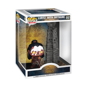 PRE-ORDER The Lord of the Rings - Lurtz with Orthanc Pop! Town Vinyl Figure - PRE-ORDER