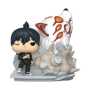 PRE-ORDER Chainsaw Man - Aki with Fox Devil Pop! Moment Vinyl Figure - PRE-ORDER
