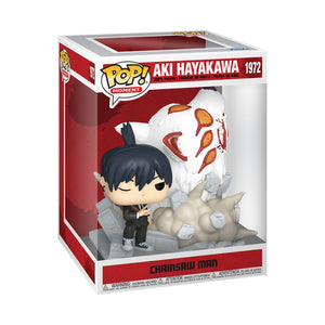 PRE-ORDER Chainsaw Man - Aki with Fox Devil Pop! Moment Vinyl Figure - PRE-ORDER