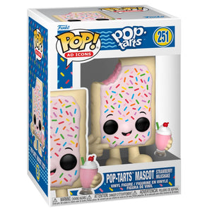 PRE-ORDER Pop Tarts - Pop Tarts Mascot Strawberry Milkshake Pop! Vinyl Figure - PRE-ORDER
