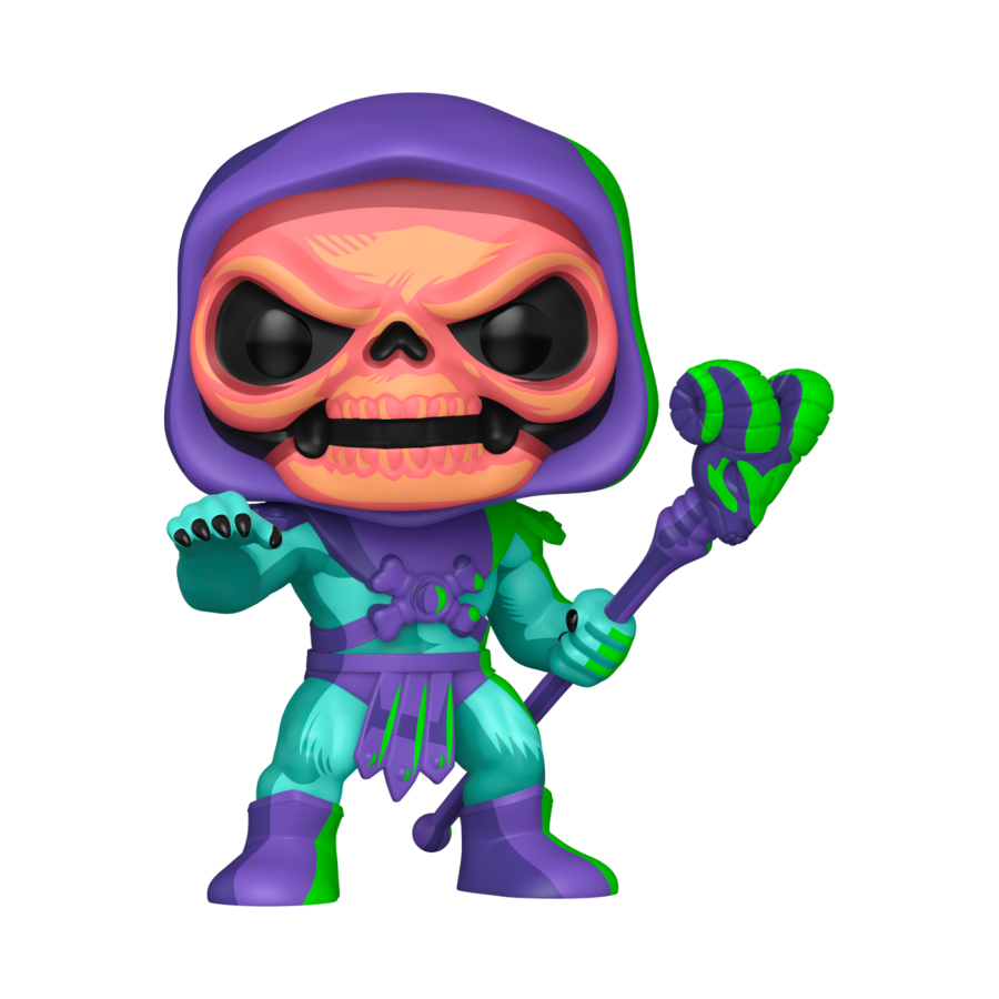PRE-ORDER Masters of The Universe - Skeletor (Retro Neon Deco) Pop! Vinyl Figure - PRE-ORDER