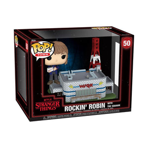 PRE-ORDER Stranger Things (Season 5) - Rockin' Robin with The Squawk Pop! Town Vinyl Figure - PRE-ORDER