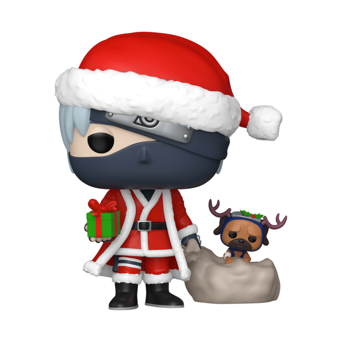 PRE-ORDER Naruto: Shippuden - Kakashi Hatake with Pakkun (Holiday) Pop! Vinyl Figure - PRE-ORDER