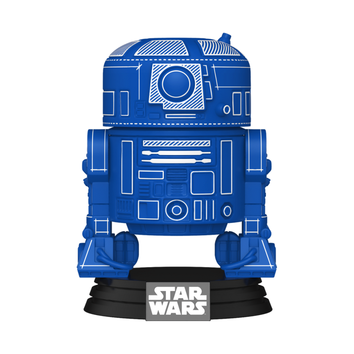 PRE-ORDER Star Wars - R2-D2 (Blueprint) Pop! Vinyl Figure - PRE-ORDER