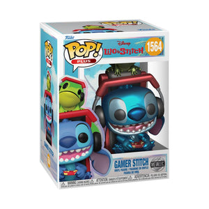 PRE-ORDER Lilo & Stitch - Gamer Stitch (Metallic) Pop! Vinyl Figure - PRE-ORDER